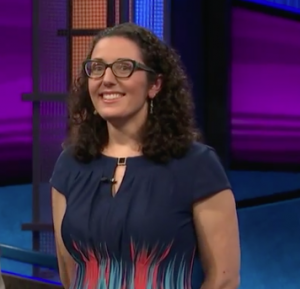 Susannah Nichols, winner of the September 1, 2017 Jeopardy! game