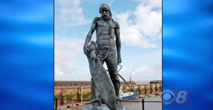 Statue of a sailor, used in Final Jeopardy on September 25, 2017