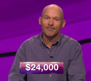 Dennis Fawcett, winner of the September 25, 2017 episode of Jeopardy!