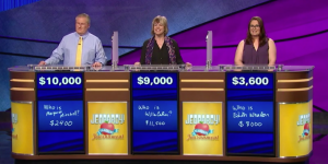 Final scores for the September 7, 2017 episode of Jeopardy!
