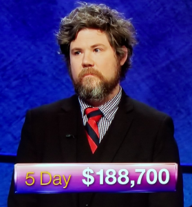 Austin Rogers, winner of the October 2, 2017 episode of Jeopardy!