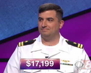Manny Abell, tonight's Jeopardy! winner, on the October 13, 2017 episode.
