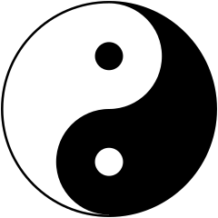 The 'yinyang' symbol, as used in Final Jeopardy on December 11, 2017.