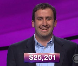 Ben Raphel, today's Jeopardy! winner (for the December 8, 2017 episode.)
