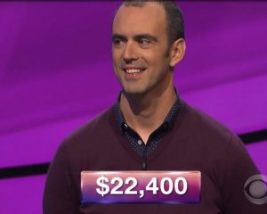 Lee Quinn, today's Jeopardy! winner (for the January 17, 2018 episode.)