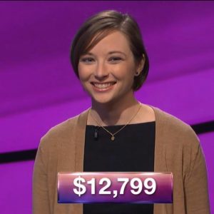 Laura McLean, today's Jeopardy! winner (for the February 28, 2018 episode.)