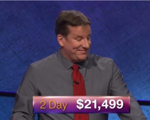 Rob Worman, today's Jeopardy! winner (for the February 15, 2018 episode.)
