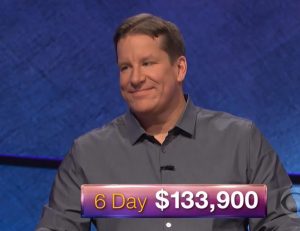 Rob Worman, today's Jeopardy! winner (for the February 21, 2018 episode.)