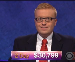 Sean Udicious, today's Jeopardy! winner (for the February 6, 2018 episode.)