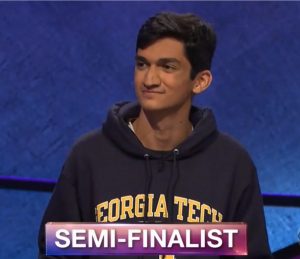 Rishab Jain, today's Jeopardy! winner (for the April 11, 2018 game.)