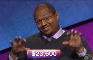 Josh Hill, today's Jeopardy! winner (for the May 2, 2018 episode.)