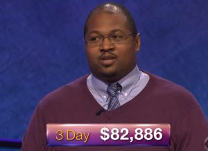 Josh Hill, today's Jeopardy! winner (for the May 4, 2018 episode.)