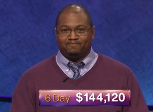 Josh Hill, today's Jeopardy! winner (for the May 23, 2018 episode.)