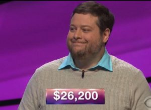 Dave Mattingly, today's Jeopardy! winner (for the July 20, 2018 episode.)