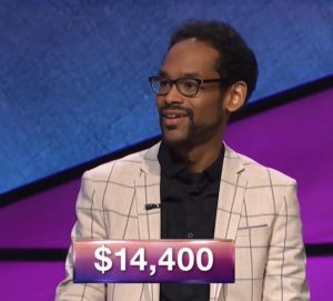Wes Hazard, today's Jeopardy! winner (for the July 9, 2018 episode.)