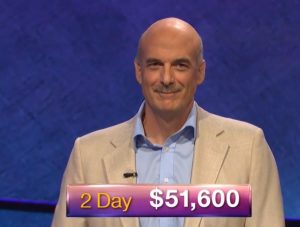 Alan Dunn, today's Jeopardy! winner (for the October 15, 2018 episode.)
