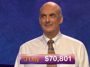 Alan Dunn, today's Jeopardy! winner (for the October 16, 2018 game.)
