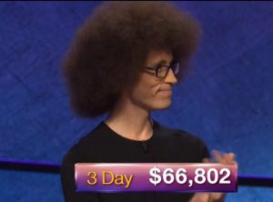 Erik Agard, today's Jeopardy! winner (for the October 23, 2018 game.)