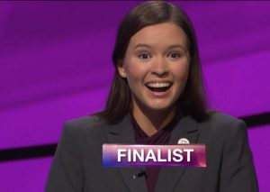 Claire Sattler, today's Jeopardy! winner (for the August 5, 2019 game.)