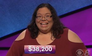 Mary Ann Borer, today's Jeopardy! winner (for the November 5, 2018 game.)