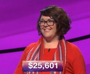 Anneke Garcia, today's Jeopardy! winner (for the January 10, 2019 game.)