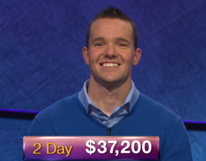 John Presloid, today's Jeopardy! winner (for the January 17, 2019 game.)