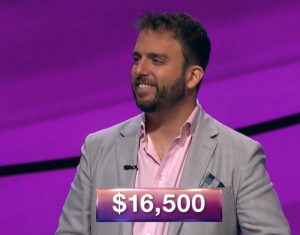 Jonathan Dinerstein, today's Jeopardy! winner (for the January 1, 2019 episode.)