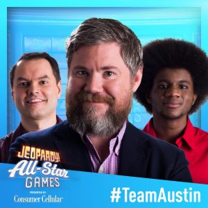 Team Austin in the 2019 Jeopardy! All-Star Games