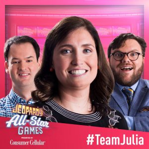 Team Julia at the 2019 Jeopardy! All Star Games