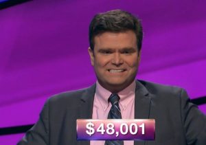 Eric R. Backes, today's Jeopardy! winner (for the February 11, 2019 game.)
