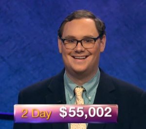 Will Dawson, today's Jeopardy! winner (for the February 4, 2019 game.)