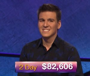 James Holzhauer, today's Jeopardy! winner (for the April 5, 2019 game.)
