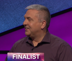 Francois Barcomb, today's Jeopardy! winner (for the May 14, 2019 game.)