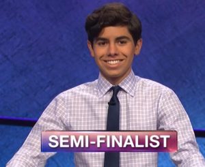 Lucas Miner, today's Jeopardy! winner (for the June 18, 2019 game.)