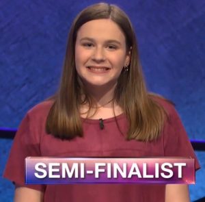 Teagan O'Sullivan, today's Jeopardy! winner (for the June 17, 2019 game.)