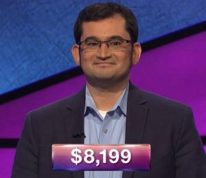 Josh Levit, today's Jeopardy! winner (for the July 1, 2019 game.)