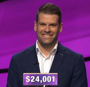Andrew Thomson, today's Jeopardy! winner (for the October 31, 2019 game.)