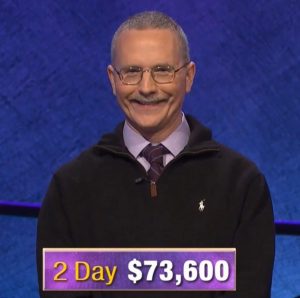 Ed Condon, today's Jeopardy! winner (for the October 16, 2019 game.)
