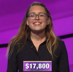 Kara Skinner, today's Jeopardy! winner (for the October 4, 2019 game.)