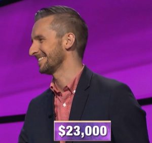 Kevin Boettcher, today's Jeopardy! winner (for the October 1, 2019 game.)