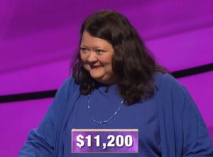 Ellen Keane, today's Jeopardy! winner (for the November 27, 2019 game.)