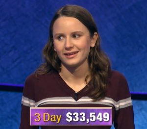 Alex Damisch, today's Jeopardy! winner (for the December 2, 2019 game.)