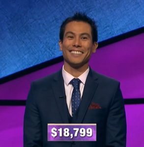 Rodolfo Yuichiro Bedoy, today's Jeopardy! winner (for the December 17, 2019 game.)
