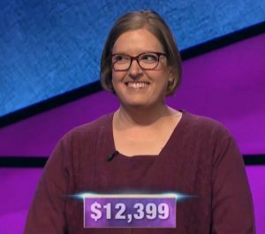 Stephanie Sumulong, today's Jeopardy! winner (for the December 3, 2019 game.)