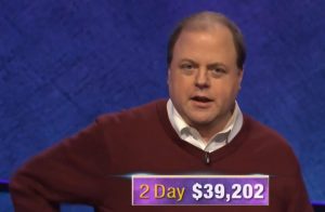 Dennis Coffey, today's Jeopardy! winner (for the January 20, 2020 game.)