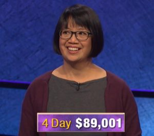 Veronica Vichit-Vadakan, today's Jeopardy! winner (for the January 16, 2020 game.)