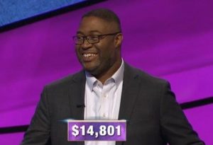 Travis Gaylord, today's Jeopardy! winner (for the February 3, 2020 game.)