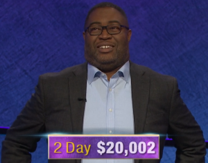 Travis Gaylord, today's Jeopardy! winner (for the February 4, 2020 game.)