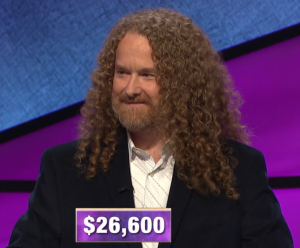 Mike Upchurch, today's Jeopardy! winner (for the March 3, 2020 game.)