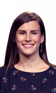 Sarah Schmitt on Jeopardy!